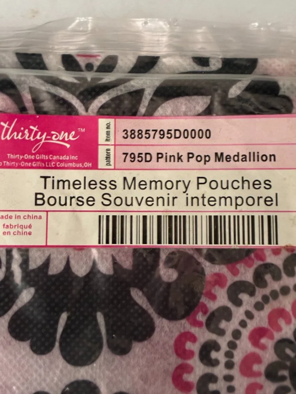 Thirty-One Timeless Memory Pouches